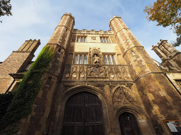 Cambridge Reino Unido Circa Octubre 2018 Trinity College — Foto de Stock