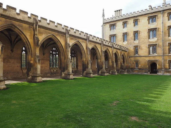 Cambridge Reino Unido Circa Octubre 2018 Puente Suspiros Sobre Río — Foto de Stock