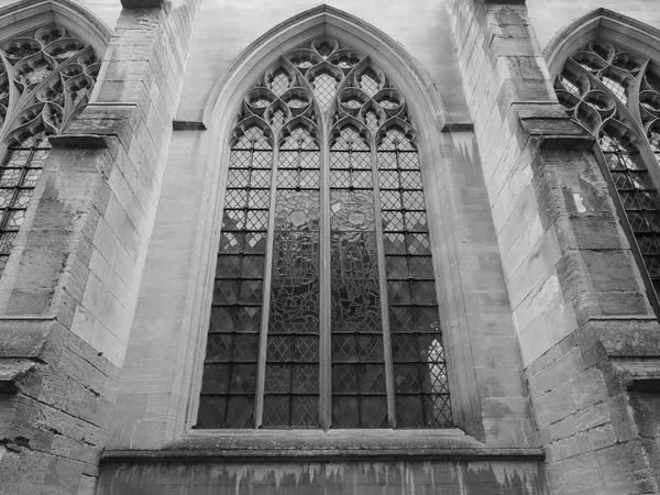 Petite Église Mary Cambridge Royaume Uni Noir Blanc — Photo