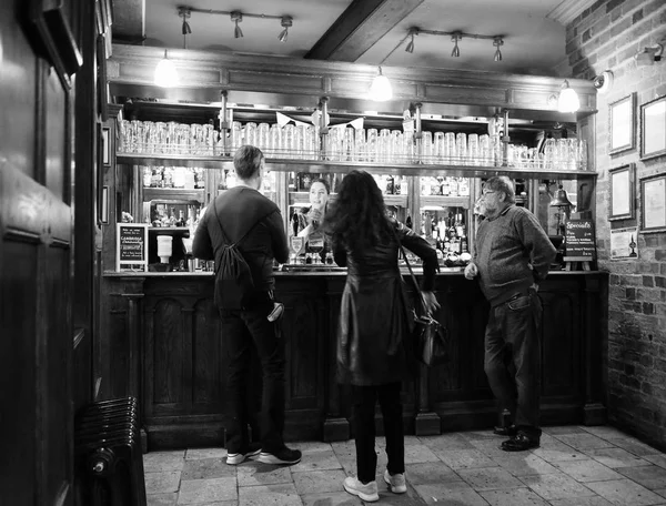 Cambridge Ngiltere Ekim 2018 Yaklaşık Eagle Pub Nerede Dna Bulma — Stok fotoğraf