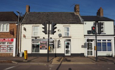 Ely, İngiltere - Ekim 2018 yaklaşık: Kenti