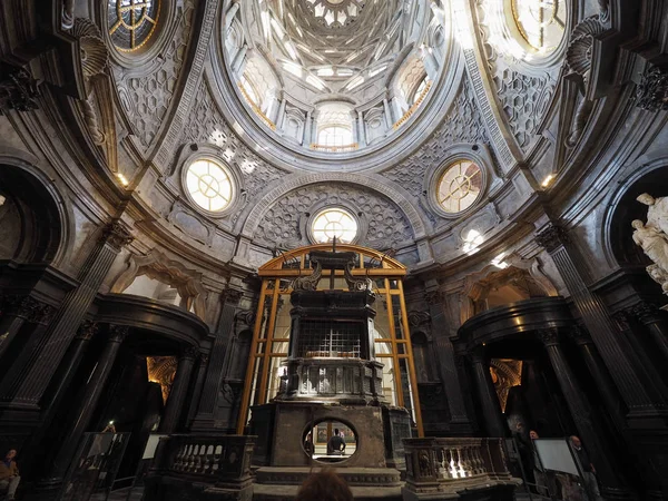 Turin Itália Circa Outubro 2018 Cappella Della Sindone Significa Capela — Fotografia de Stock
