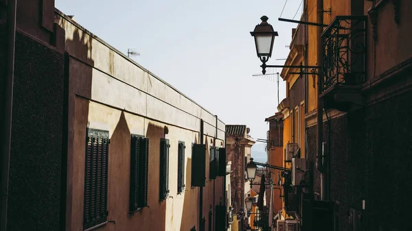 Castello çeyrek aka Casteddu e susu (Sardes üst kale anlamına gelir) eski ortaçağ şehir şehir merkezinde Cagliari, İtalya