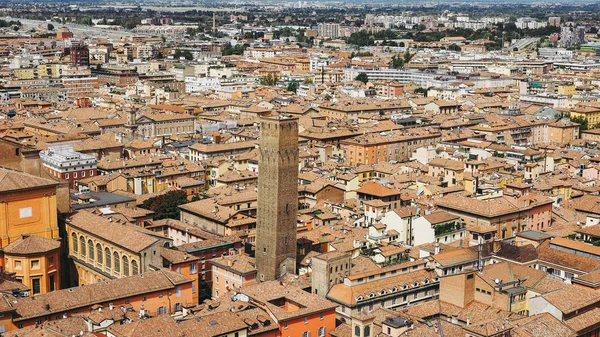 Vista Aérea Torre Prendiparte Ciudad Bolonia Italia — Foto de Stock