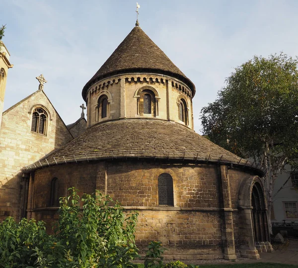 Αγγλικανική Εκκλησία Του Παναγίου Τάφου Aka Εκκλησία Γύρο Στο Cambridge — Φωτογραφία Αρχείου