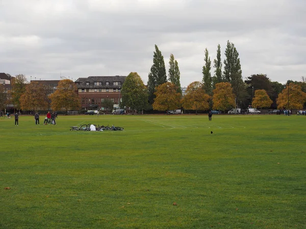 Cambridge Oktober 2018 Parker Piece Public Park — Stockfoto