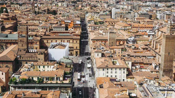Letecký Pohled Město Boloňa Itálie — Stock fotografie