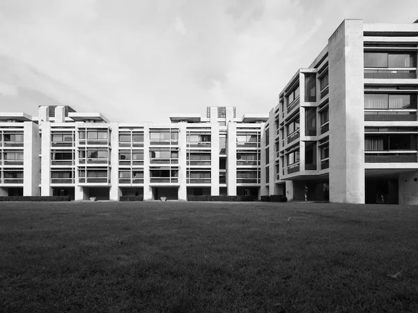 Cambridge Oktober 2018 Fischer Building John College Schwarz Weiß — Stockfoto