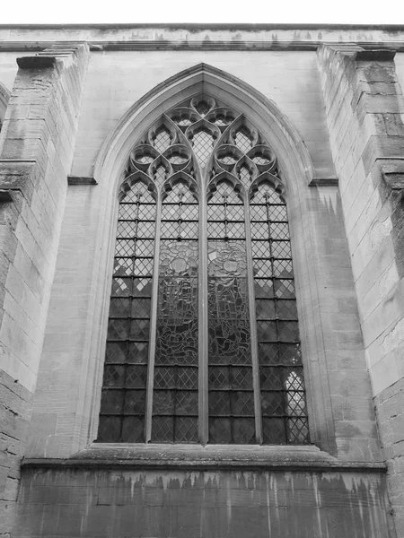 Iglesia Little Mary Cambridge Reino Unido Blanco Negro — Foto de Stock