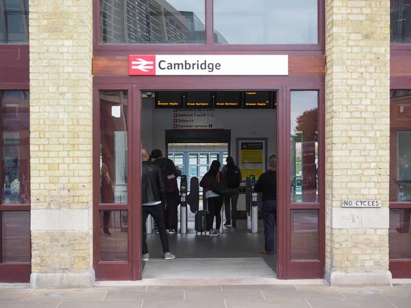 Cambridge Circa October 2018 Cambridge Railway Station — Stock Photo, Image