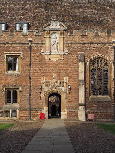 Cambridge Regno Unito Circa Ottobre 2018 John College — Foto Stock