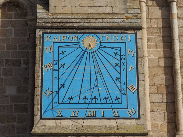 Ely Circa October 2018 Ely Cathedral Sundial — Stock Photo, Image