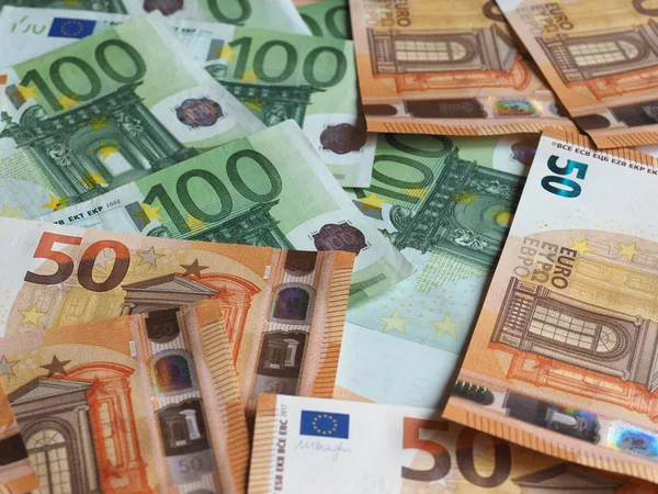 100 Euro Banknotes Money Eur Currency European Union — Stock Photo, Image