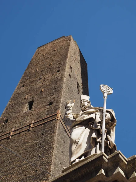 San Petronio Heykeli Gabriele Brunelli Tarafından 1683 Talya Nın Bologna — Stok fotoğraf