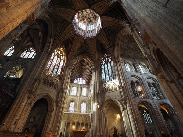 Ely Reino Unido Circa Octubre 2018 Catedral Ely Antiguamente Iglesia —  Fotos de Stock