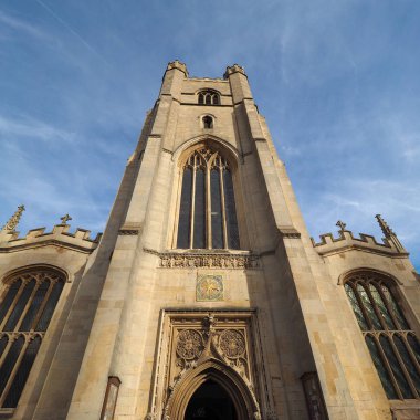 Cambridge, İngiltere'de büyük St Mary Kilisesi