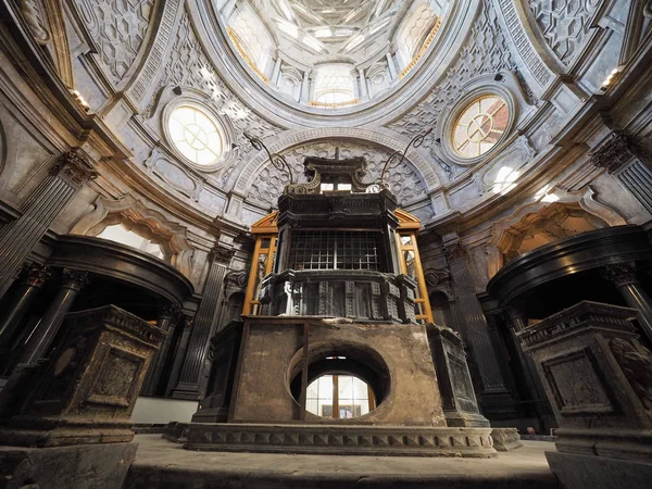 Turin Itália Circa Outubro 2018 Cappella Della Sindone Significa Capela — Fotografia de Stock