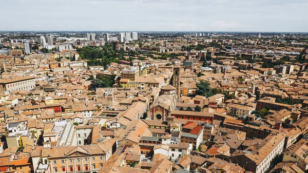 Bolonya Şehrinin Havadan Görünüşü Talya — Stok fotoğraf