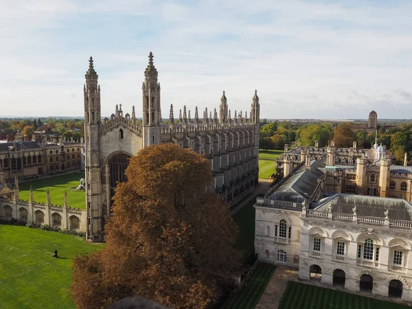 Vista Aérea Cidade Cambridge Reino Unido — Fotografia de Stock