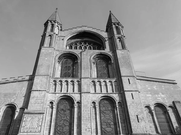 Ely Ngiltere Siyah Beyaz Ely Katedrali Eski Adıyla Kilisesi Etheldreda — Stok fotoğraf