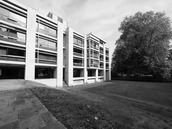 Cambridge Circa Ottobre 2018 Fisher Building John College Bianco Nero — Foto Stock