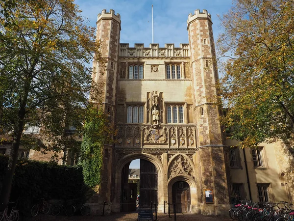 Cambridge Circa Oktober 2018 Trinity College — Stockfoto