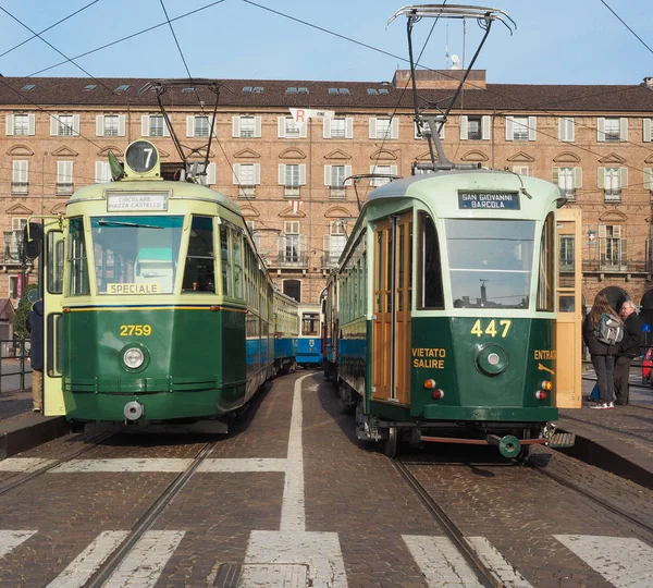 Turin Italy Circa December 2018 Vintage 2759 447 Tram Turin — Stock Photo, Image