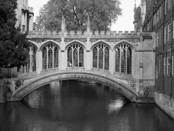 Cambridge Royaume Uni Circa Octobre 2018 Pont Des Soupirs Sur — Photo