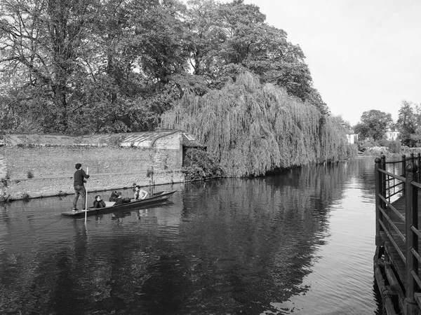 Cambridge Regno Unito Circa Ottobre 2018 Puntare Sulla River Cam — Foto Stock