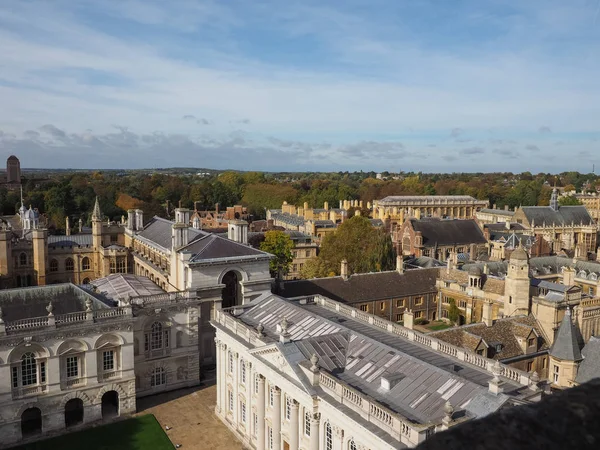 Aerial View City Cambridge — Stock Photo, Image