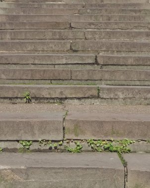 Bir merdivenin basamaklarının ayrıntıları