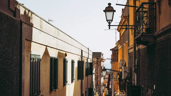 Castello Quarter Aka Casteddu Susu Meaning Upper Castle Sard Old — Stock Photo, Image