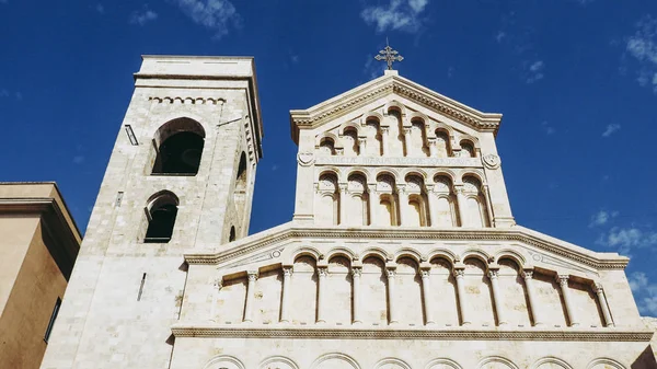 Santa Maria Meaning Saint Mary Cathedral Church Castello Quarter Cagliari — Stock Photo, Image