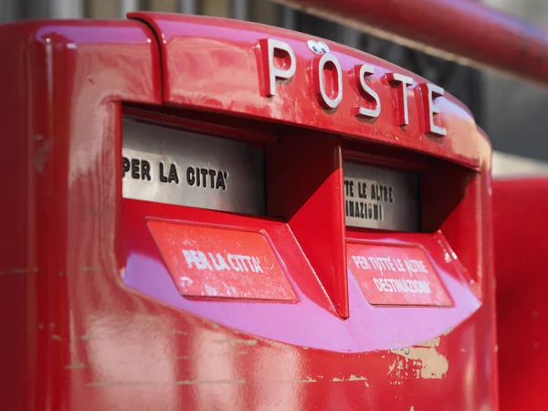 Olasz Postaláda Más Néven Gyűjtődoboz Postaláda Postaláda Vagy Levélgyűjtő Doboz — Stock Fotó