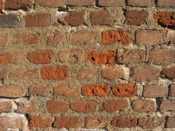 Alte Rote Backsteinmauer Als Hintergrund Nützlich — Stockfoto