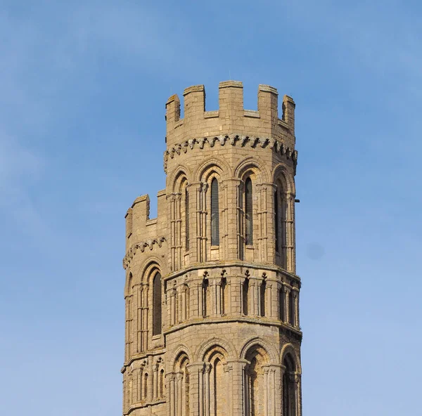 伊利大教堂 Ely Cathedral 旧称圣埃斯特尔德里达教堂和圣彼得教堂以及圣三一教堂 位于英国伊利 — 图库照片