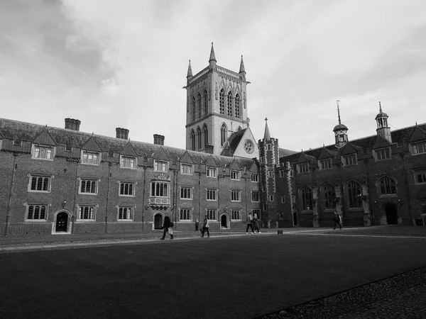 Cambridge Reino Unido Circa Outubro 2018 Primeira Corte John College — Fotografia de Stock