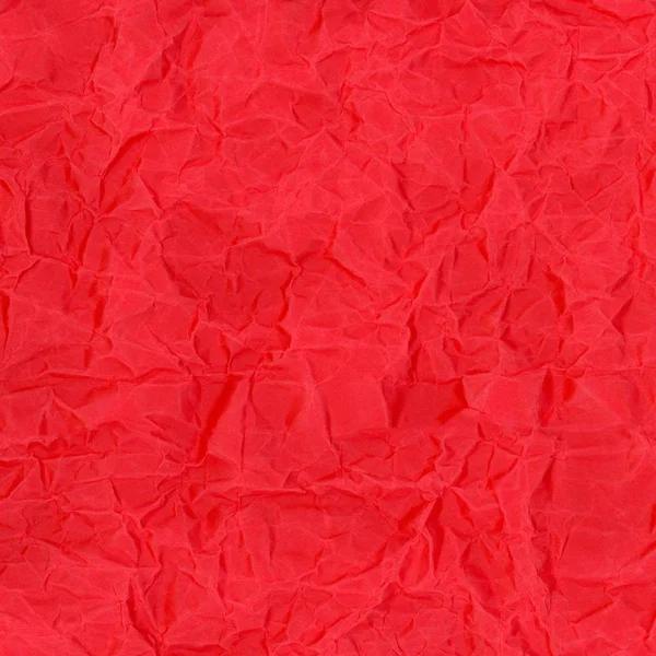 Textura Papel Arrugado Rojo Útil Como Fondo Navidad — Foto de Stock