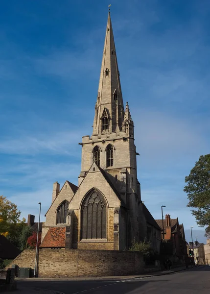 Όλα Γοτθική Εκκλησία Αγίων Στο Cambridge Ηνωμένο Βασίλειο — Φωτογραφία Αρχείου