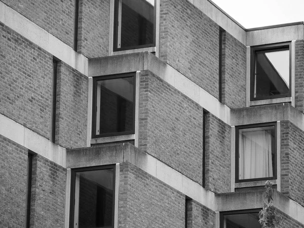 黒と白のトリニティ カレッジでケンブリッジ イギリス 2018年 月年頃 ウォルフソン建物 — ストック写真