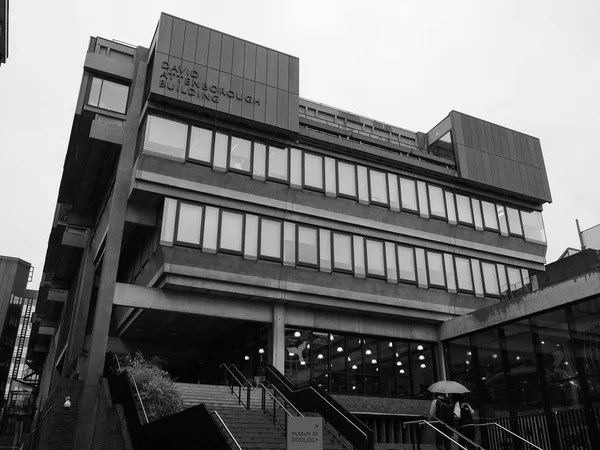 Cambridge Circa October 2018 David Attenborough Building Black White — Stock Photo, Image