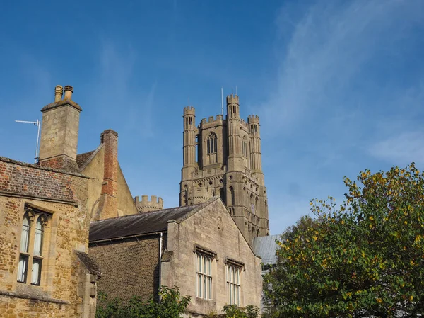 Ely Katedrális Korábban Szent Etheldreda Szent Péter Templom Szent Osztatlan — Stock Fotó