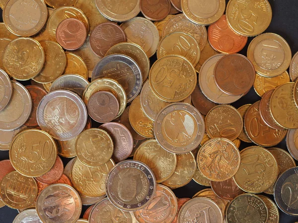 Monete Euro Eur Moneta Dell Unione Europea Utile Come Sfondo — Foto Stock