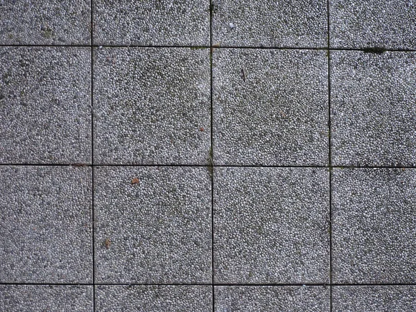 背景として役に立つグレーのコンクリートタイルの床 — ストック写真