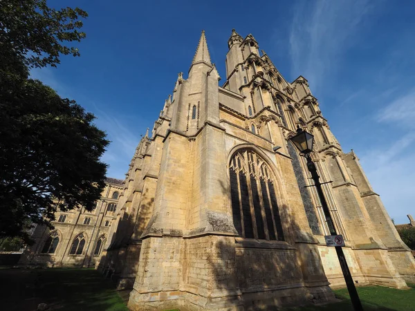 Ely Cathedral Πρώην Εκκλησία Του Αγίου Etheldreda Και Του Αγίου — Φωτογραφία Αρχείου