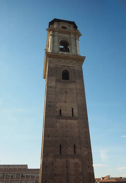 Turm Der Turiner Kathedrale Turin Italien — Stockfoto