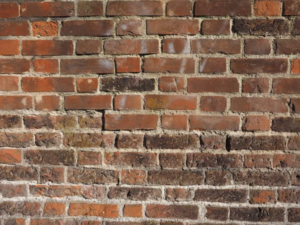 Rode Bakstenen Muur Nuttig Als Achtergrond — Stockfoto