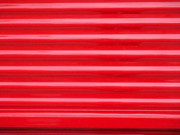 Röd Korrugerad Stål Metall Textur Användbar Som Bakgrund — Stockfoto