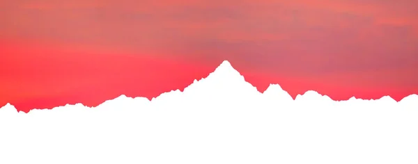 Skyline Monviso Hegység Legmagasabb Hegy Cotti Alpok Piemonte Olaszország — Stock Fotó