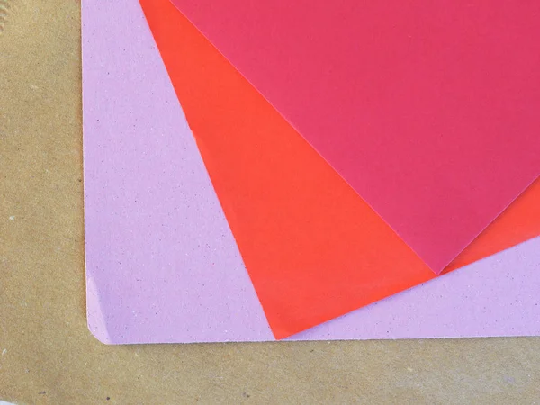 Fioletowy Papier Pomarańczowy Czerwony Brązowy Tekstura Przydatne Jako Tło — Zdjęcie stockowe